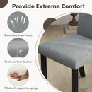 Dining Chair Set of 4 Upholstered Kitchen Dinette Chairs with Wood Frame by LJGDeals
