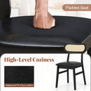 Indoor Mid Century Wood Dining Chairs Set of 2 for Dining Room by LJGDeals