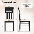 Dining Chairs High Back Dining Room Chairs Set of 2 by LJGDeals
