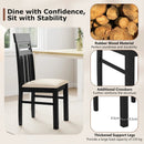 Dining Chairs High Back Dining Room Chairs Set of 2 by LJGDeals