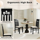 Dining Chairs High Back Dining Room Chairs Set of 2 by LJGDeals