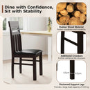 Dining Chairs High Back Dining Room Chairs Set of 2 by LJGDeals