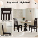 Dining Chairs High Back Dining Room Chairs Set of 2 by LJGDeals