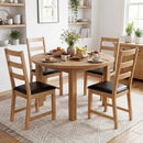 Dining Chairs Set of 2 Farmhouse Dining Room Chairs with Hollowed Backrest by DirectDeals