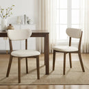 Dining Chairs Set of 4 with Solid Rubber Wood Frame by LJGDeals