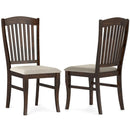 Mid-Century Dining Chairs Set of 2 with Curved Legs by DirectDeals