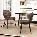 Rattan Console Table with 2 Storage Cabinets Shelf Carbon Steel Frame by DirectDeals