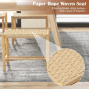 18 Inch Dining Stool Set of 2-Natural by LJGDeals