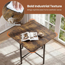 5-Piece Dining Table Set with 4 Upholstered Stools by LJGDeals
