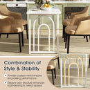 Dining Table for 6-8 People 63 Inch Rectangular Farmhouse Kitchen Table-White by LJGDeals