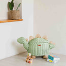 Dinosaur Storage Basket Mint Green - Large by MOMIJI US LLC