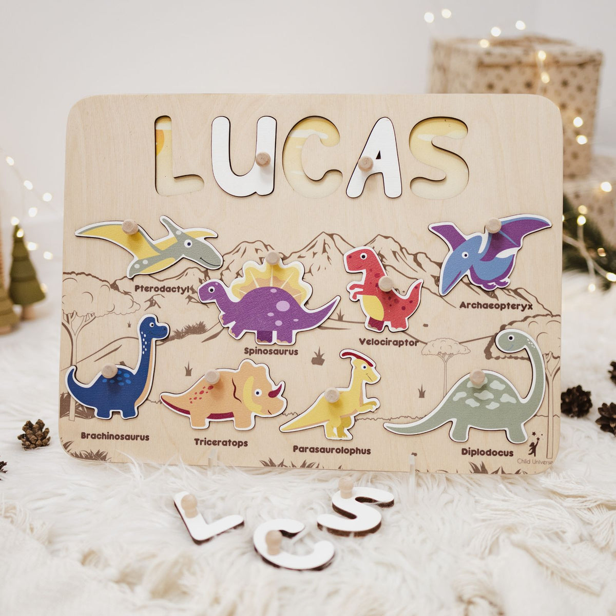 Dinosaurs Name Board