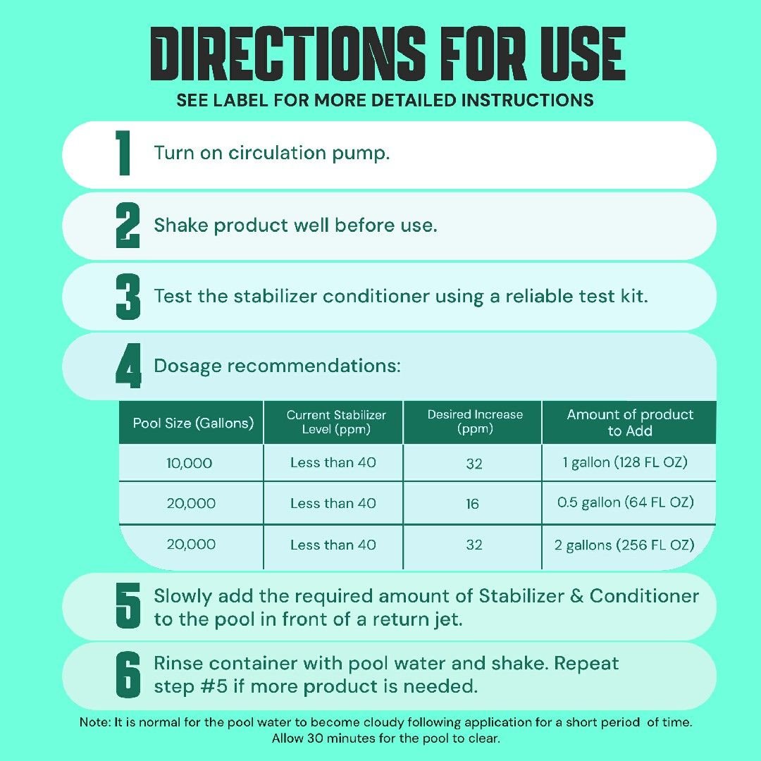 Liquid Pool Stabilizer & Conditioner, photo 4 of 9
