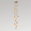 Disc Harvest Alabaster Chandelier