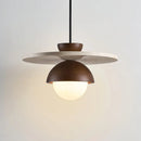 Disc Shaped Travertine Kalse Pendant Lamp