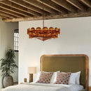 Solaris Disc Murano Glass Chandelier