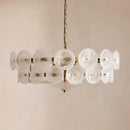 Solaris Disc Murano Glass Chandelier