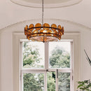 Solaris Disc Murano Glass Chandelier