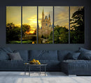 Disney Castle Wall Art Canvas Print – Magical Disneyland