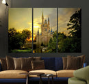 Disney Castle Wall Art Canvas Print – Magical Disneyland