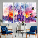 Disney Wall Art, Cinderella Castle Disney Print Wall Art, by MyGreatCanvas | Canvas Wall Art Prints | Photo Prints & Wall Decor