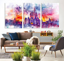 Disney Wall Art, Cinderella Castle Disney Print Wall Art, by MyGreatCanvas | Canvas Wall Art Prints | Photo Prints & Wall Decor