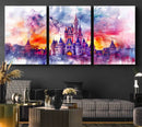 Disney Wall Art, Cinderella Castle Disney Print Wall Art, by MyGreatCanvas | Canvas Wall Art Prints | Photo Prints & Wall Decor