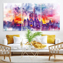 Disney Wall Art, Cinderella Castle Disney Print Wall Art, by MyGreatCanvas | Canvas Wall Art Prints | Photo Prints & Wall Decor