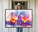 Disney Wall Art, Cinderella Castle Disney Print Wall Art, by MyGreatCanvas | Canvas Wall Art Prints | Photo Prints & Wall Decor