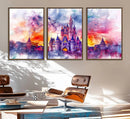 Disney Wall Art, Cinderella Castle Disney Print Wall Art, by MyGreatCanvas | Canvas Wall Art Prints | Photo Prints & Wall Decor