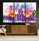 Disney Wall Art, Cinderella Castle Disney Print Wall Art, by MyGreatCanvas | Canvas Wall Art Prints | Photo Prints & Wall Decor