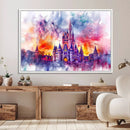 Disney Wall Art, Cinderella Castle Disney Print Wall Art,
