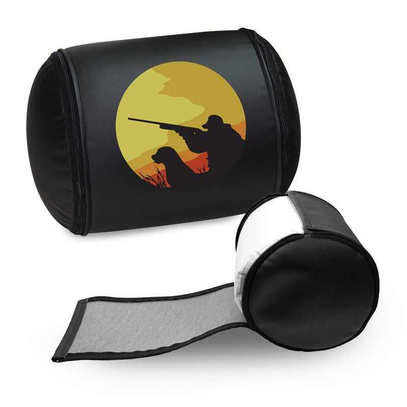 Hunter with Dog Logo Panel