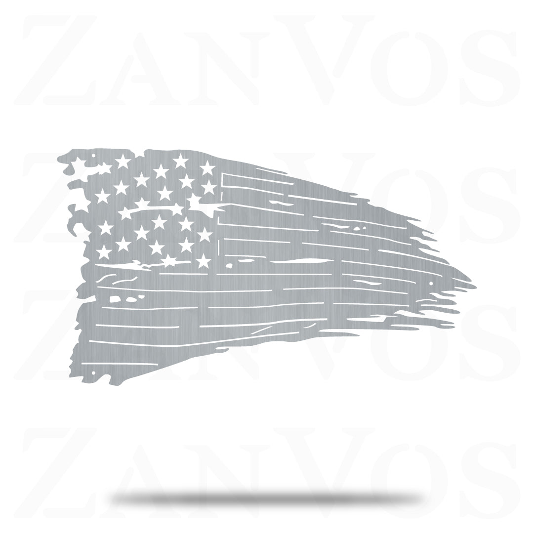Distressed American Flag, photo 6 of 7