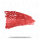 Distressed American Flag