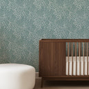 Vintage Ditsy Flowers Peel and Stick & Traditional Wallpaper