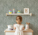 Vintage Ditsy Flowers Peel and Stick & Traditional Wallpaper