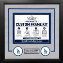 Los Angeles Dodgers Custom MLB Baseball 16x20 Picture Frame Kit (Multiple Colors) by Dynasty Sports & Framing