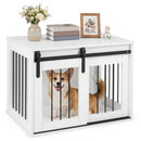 Dog Crate Furniture Heavy Duty Dog Kennel with Sliding Barn Door by DirectDeals