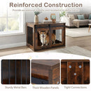 Dog Crate Furniture Heavy Duty Dog Kennel with Sliding Barn Door by LJGDeals