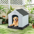 Dog House for Small Dogs Waterproof Plastic with Elevated Floor by LJGDeals