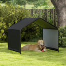 Dog Shade Shelter with Waterproof Roof for Large Medium Small Breeds-Black by DirectDeals