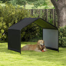 Dog Shade Shelter with Waterproof Roof for Large Medium Small Breeds-Black by LJGDeals