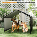 Dog Shade Shelter with Waterproof Roof for Large Medium Small Breeds-Black by LJGDeals