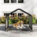 Dog Shade Shelter with Waterproof Roof for Large Medium Small Breeds-Black by LJGDeals