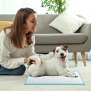 Dog and Puppy Pee Pads 24" x 17" (300 Counts) for Potty Training-Blue