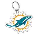 Miami Dolphins Acrylic Logo Keychain