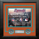 Miami Dolphins Custom NFL Football 8x10 Picture Frame Kit (Multiple Colors) by Dynasty Sports & Framing