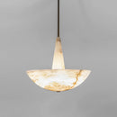 Dome Alabaster Domus Pendant Light