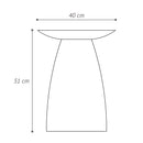 Dome Side Table – Natural